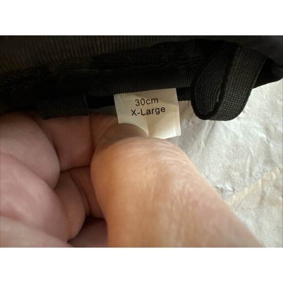 Comfy Cone E-Collar Soft Padded Dog Pet Recovery XL Extra Large 12" Black NEW - Picture 6 of 8